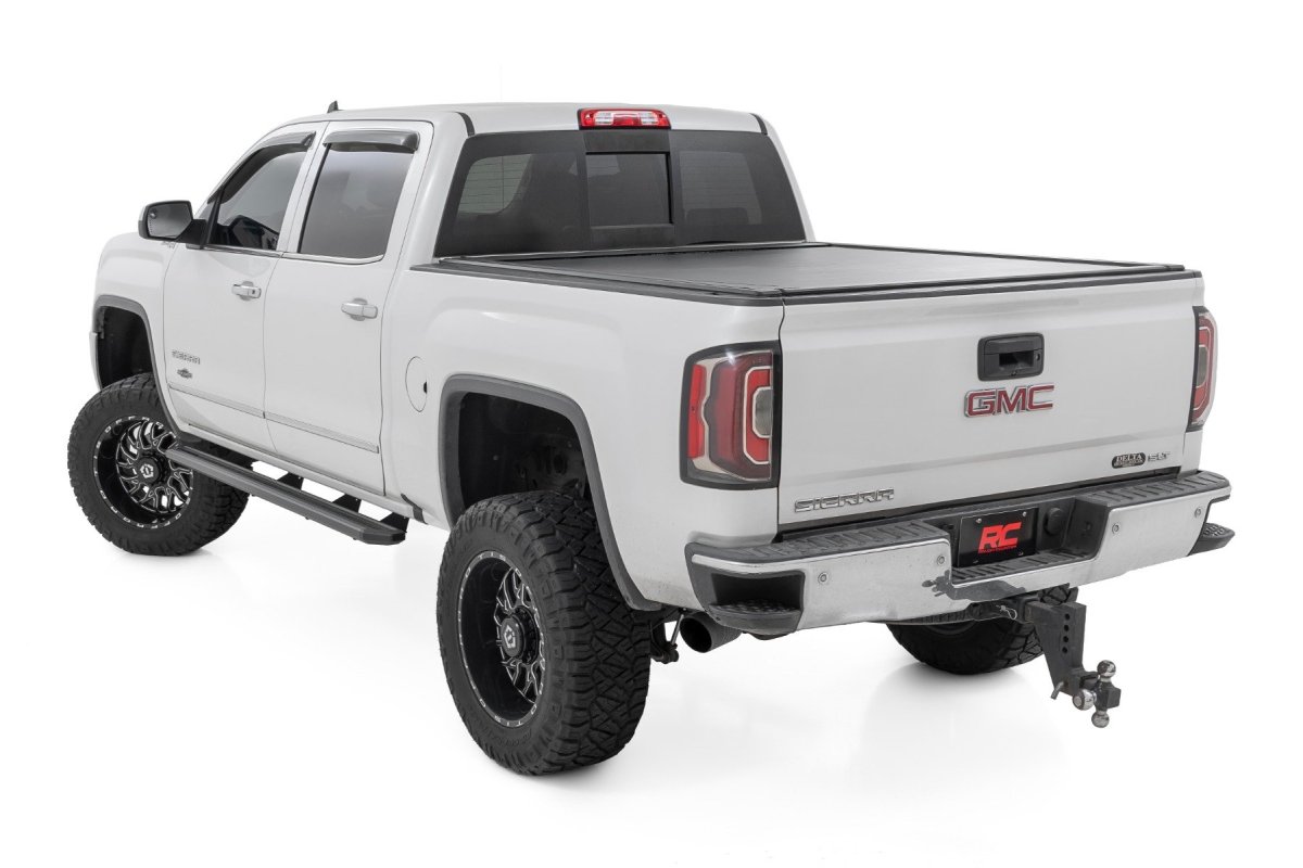 Chevrolet 1500 LED Running Boards - Rough Country - Bluetooth-Controlled, Crew Cab - Multi-Color - '07-'19